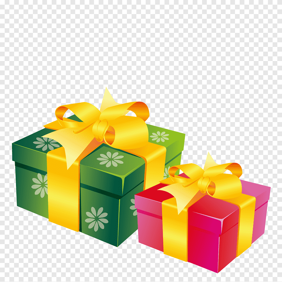 Цветные коробки для подарков