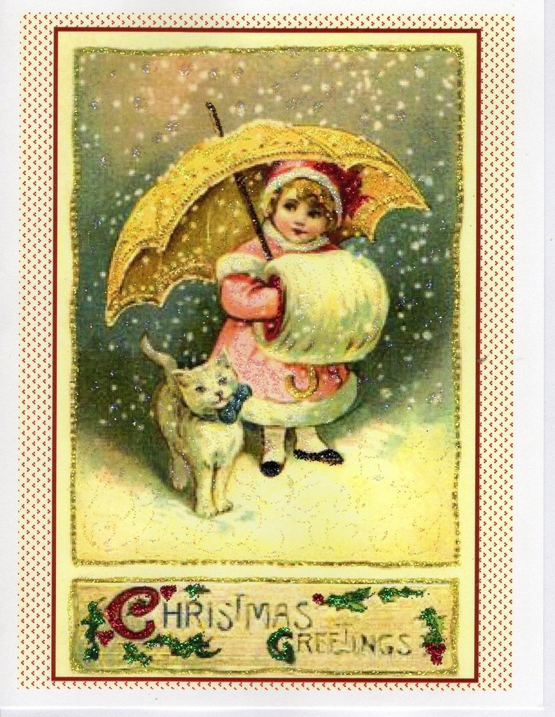 Рождественская открытка 1819 года