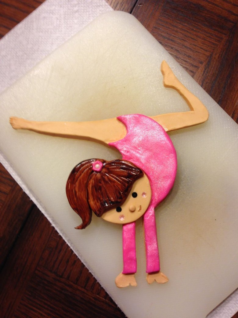 Торт с гимнасткой для девочки 10 лет