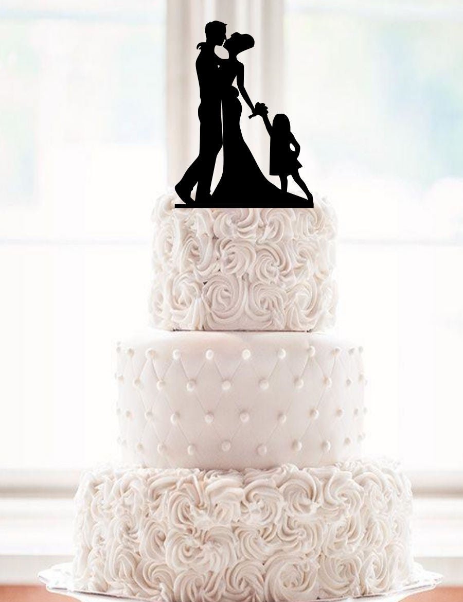 Торт свадебный черно белый