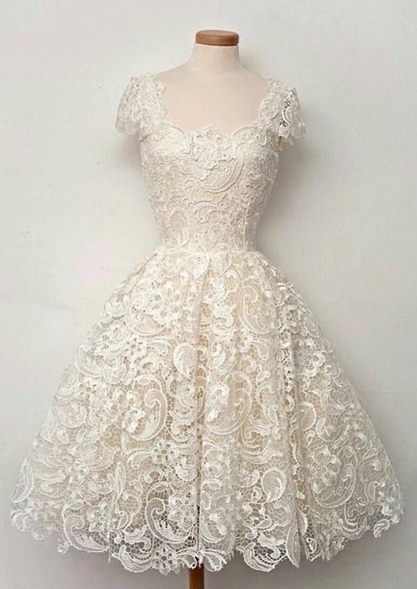 Пышное винтажное свадебное платье