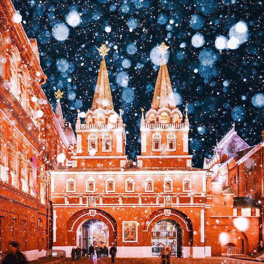 Новогодняя Москва Кристины Макеевой