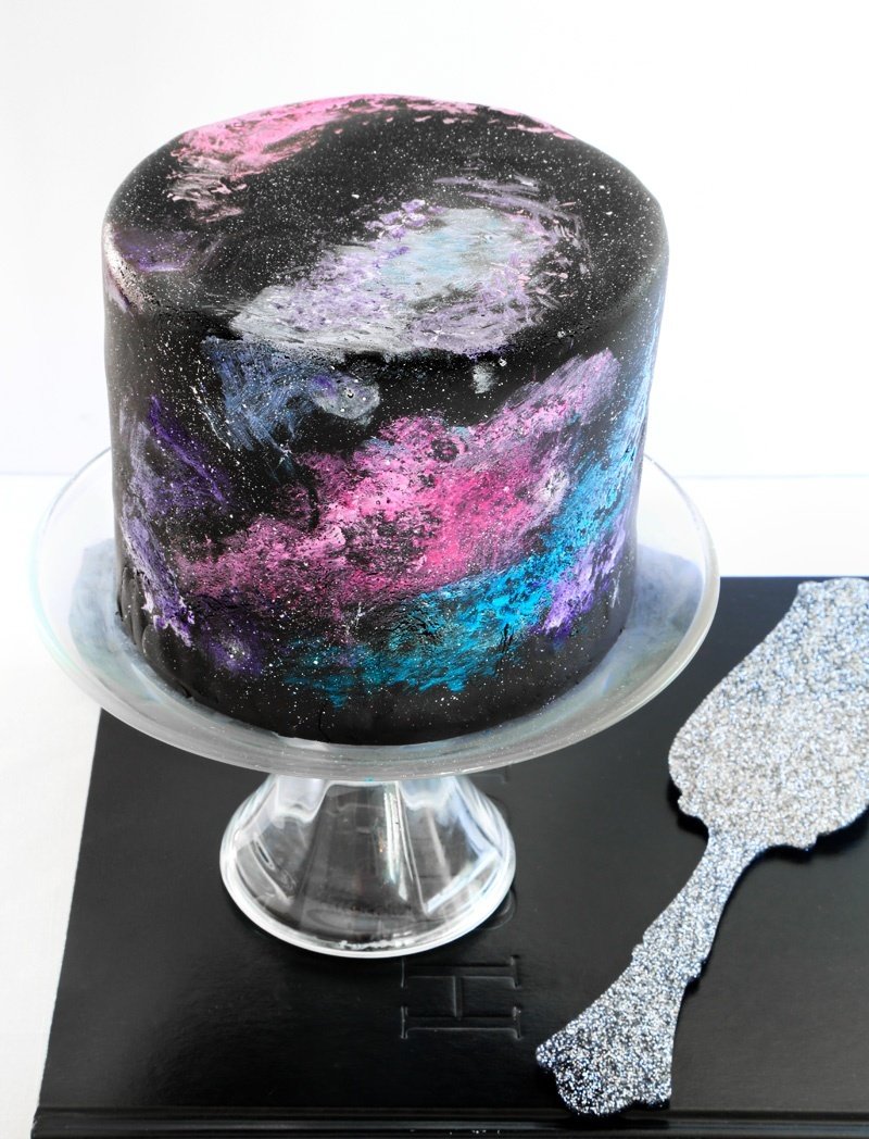 Торт расцветка космос