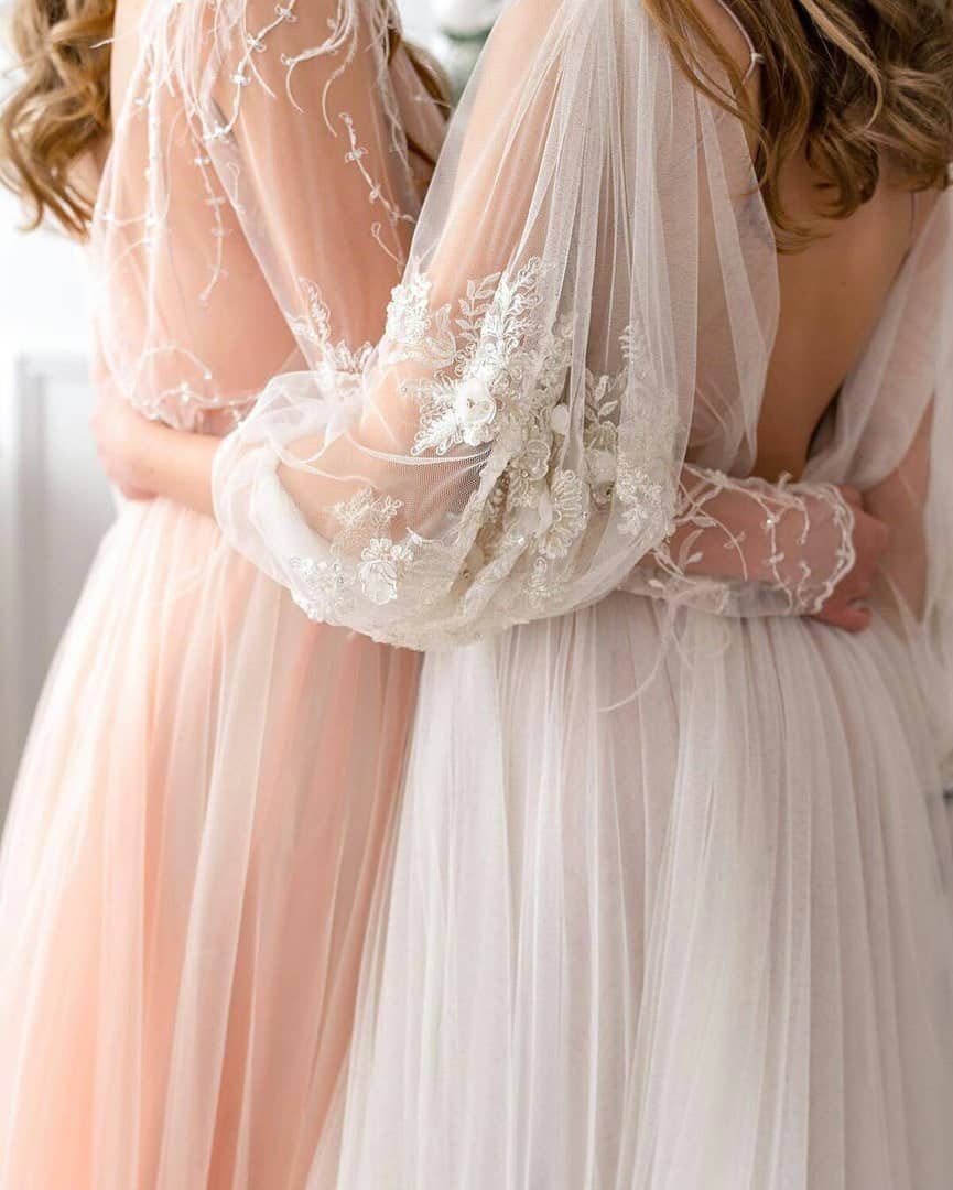 Платье невесты нежное