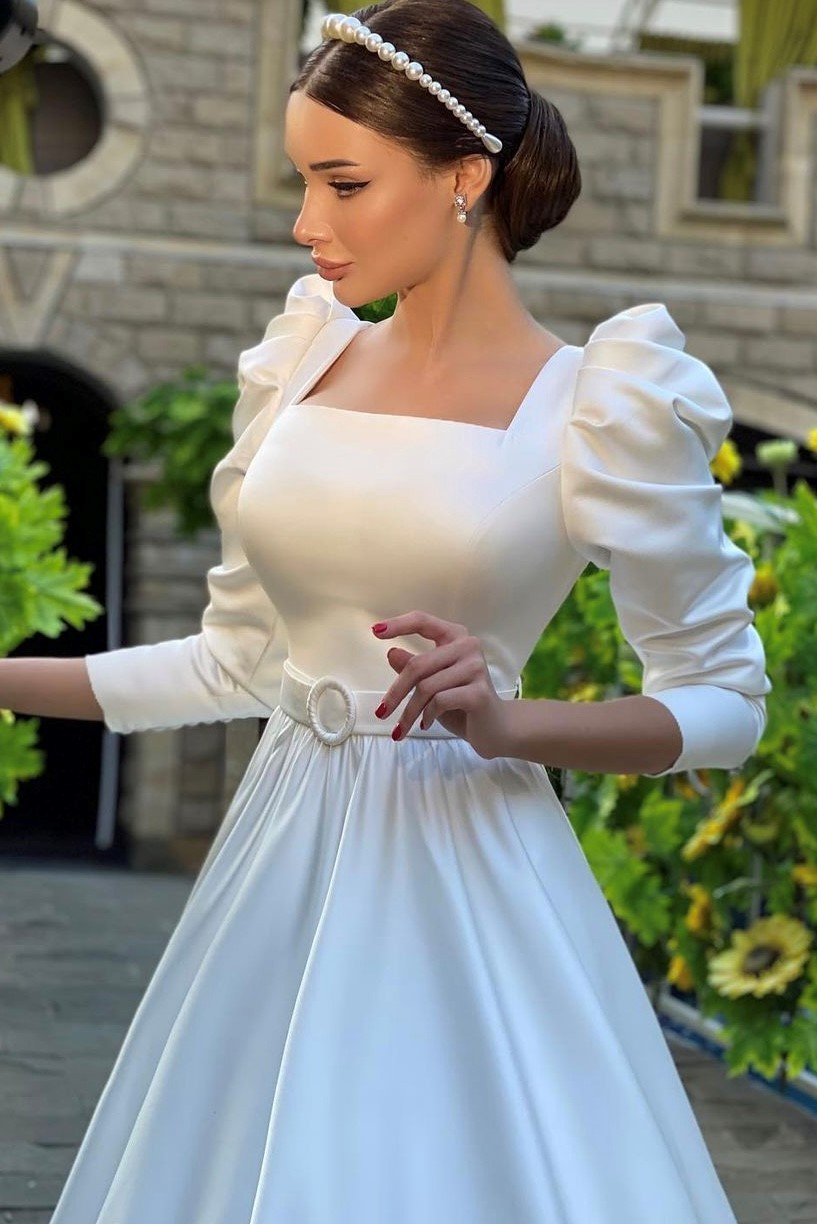 Свадебное платье длинное из сетки