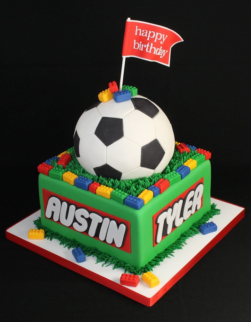Торт для мальчика 5 футбол