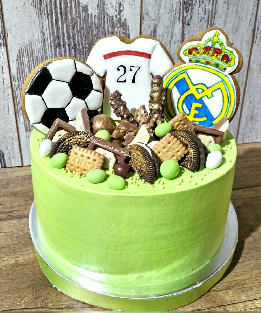 Детский торт футбол