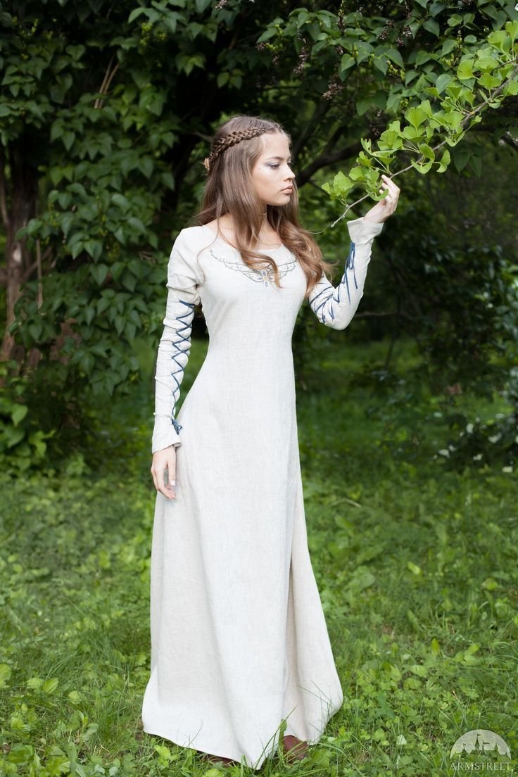 Свадебные платья средневековья Эльфийское