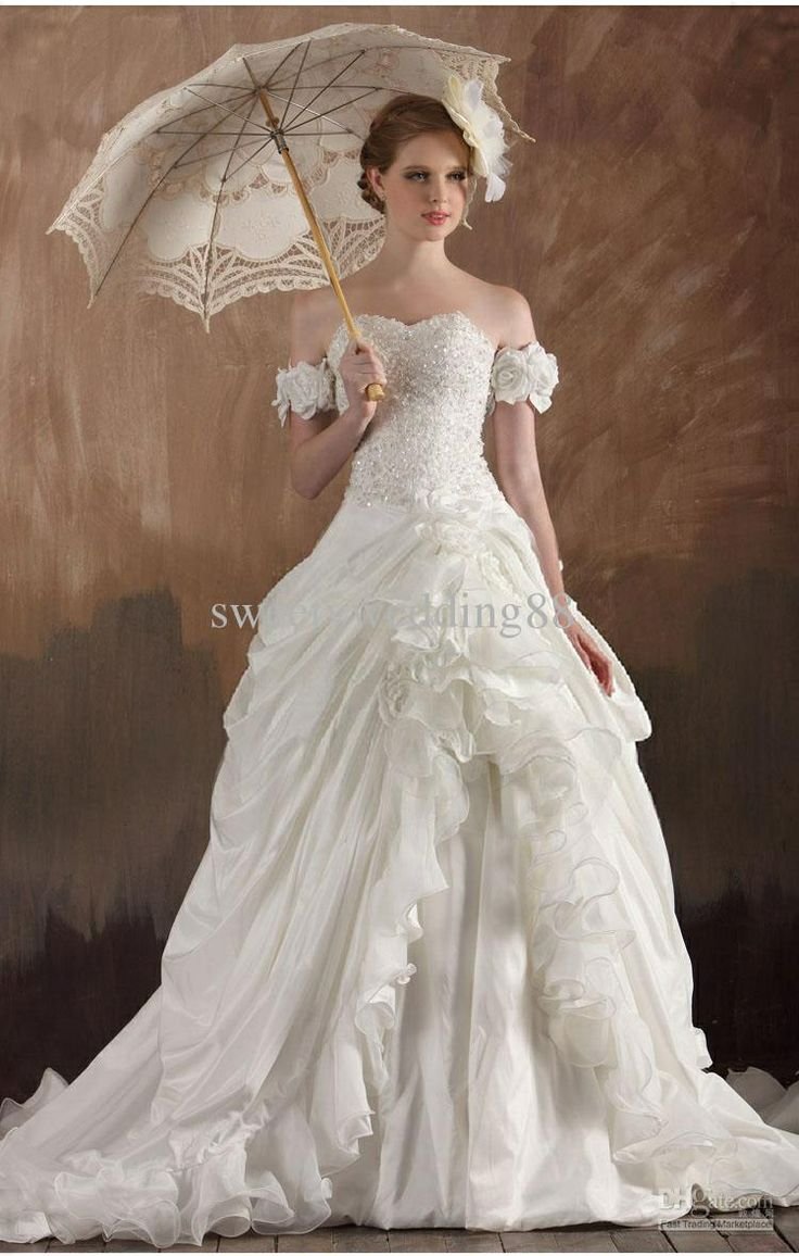 Викторианское платье невесты