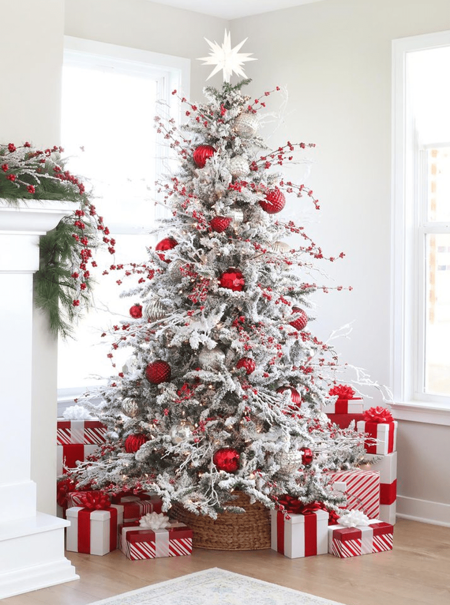 Новогодняя елка в Красном стиле