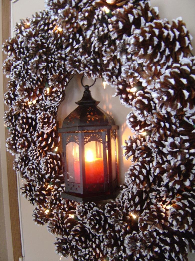 Поделка рождественский фонарь