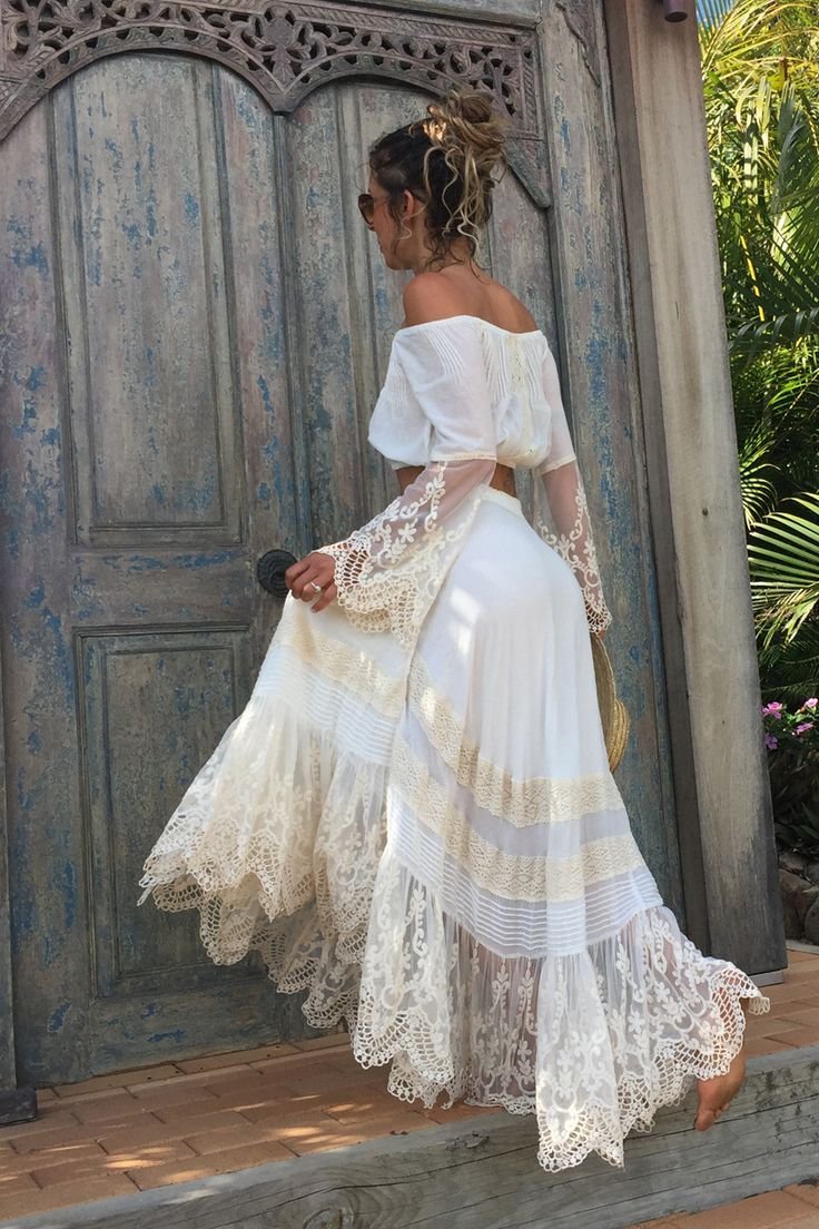 Свадебное платье бохо 2020