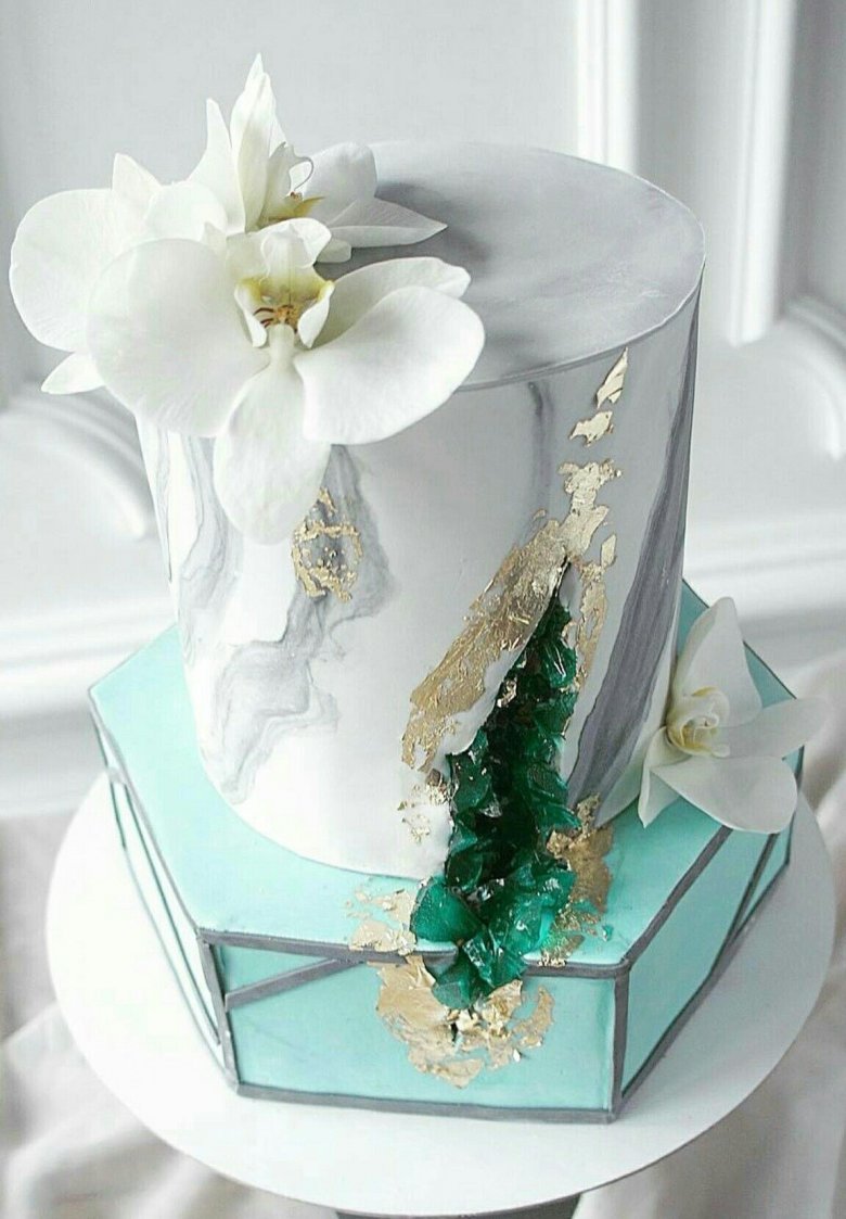 Свадебный торт с изомальтом
