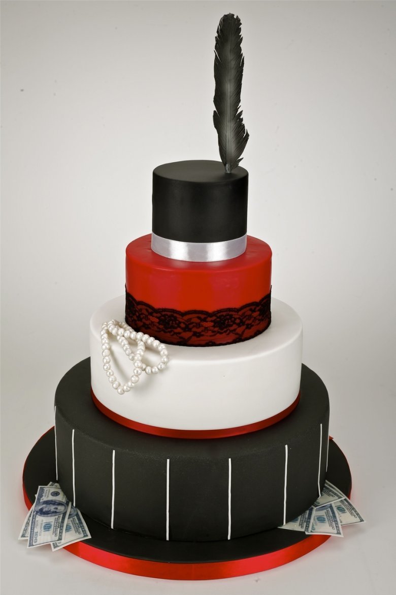 Свадебный торт в стиле Чикаго