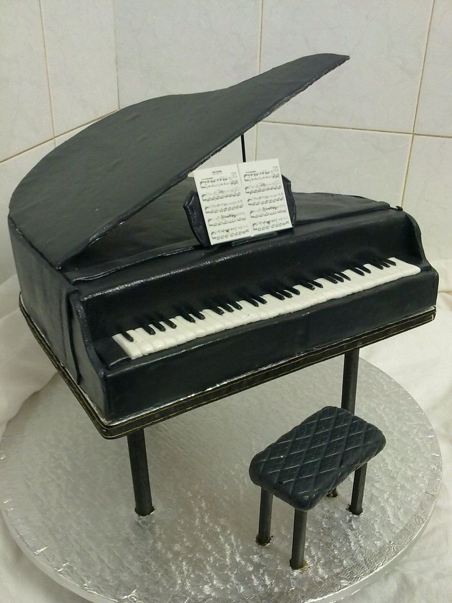 Рояль пианино торт