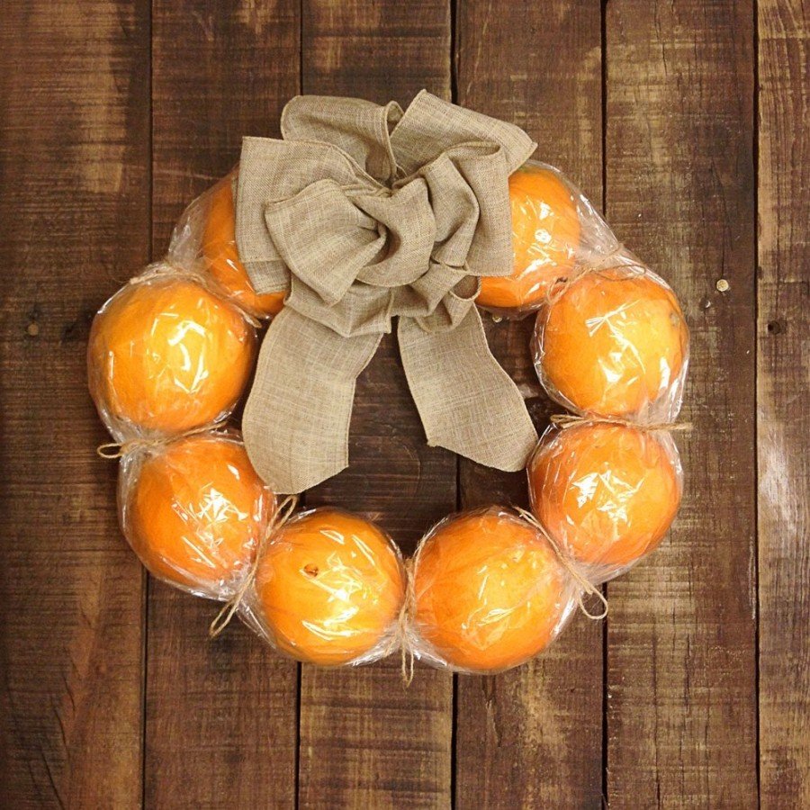 Новогодние украшения из апельсинов
