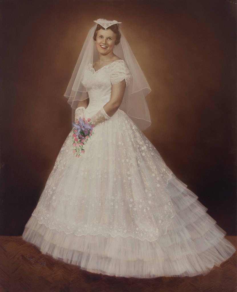 Свадебное платье в стиле 60-х
