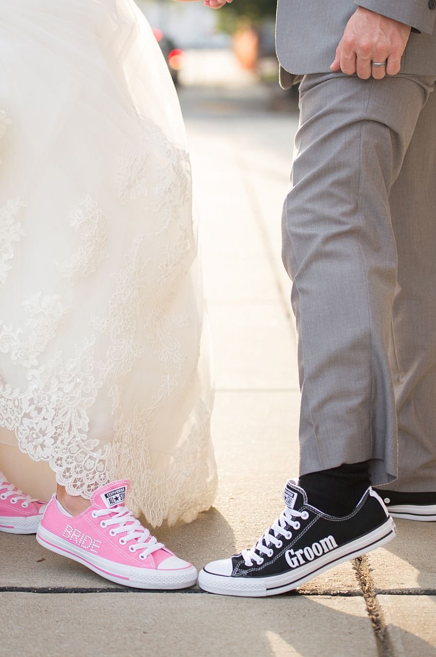 Кроссовки на свадьбу для невесты