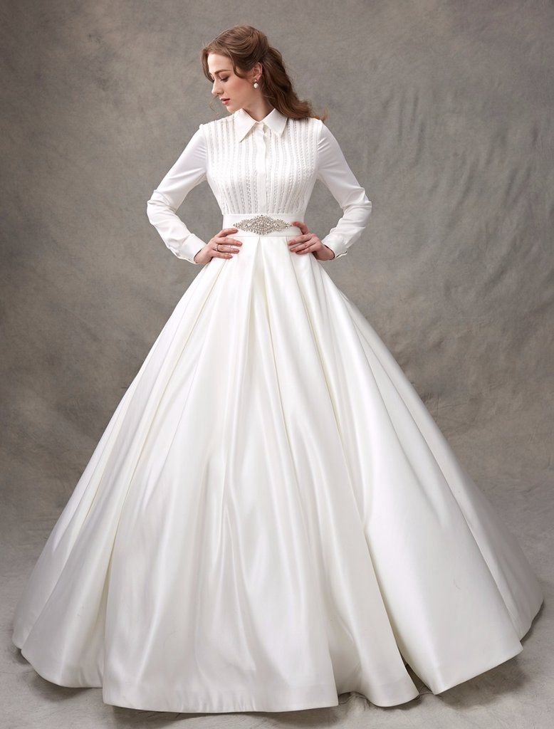 Платье Сценическое белое длинное