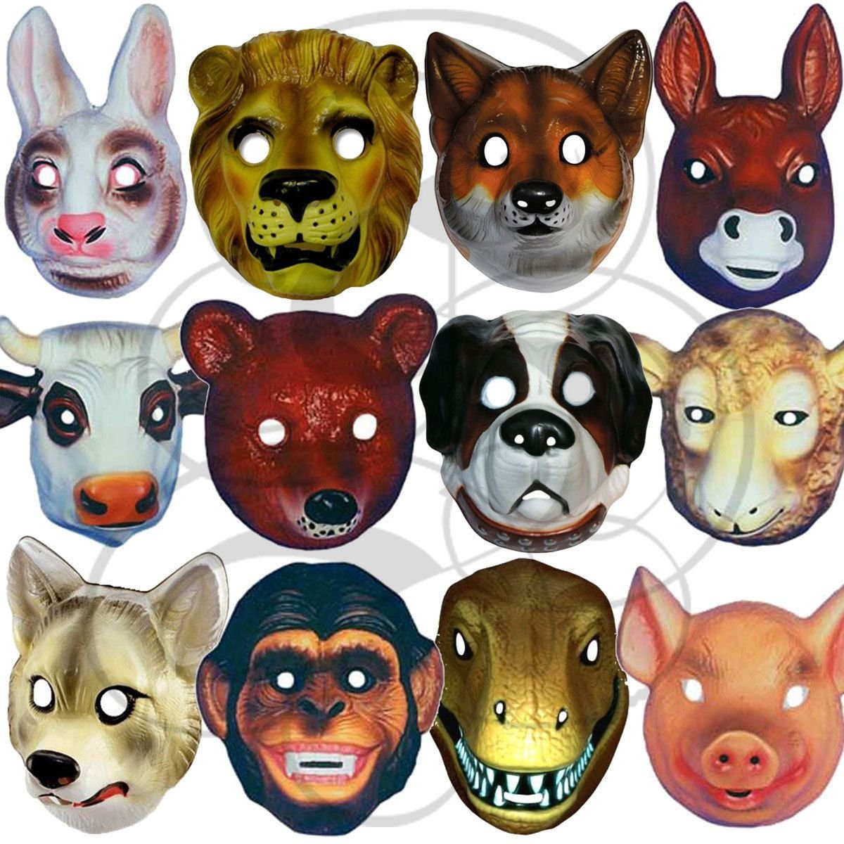 Шебалин маска зверя. Маски животных. Маски животных пластиковые. Маскарадные маски животных. Маски животных для детей.
