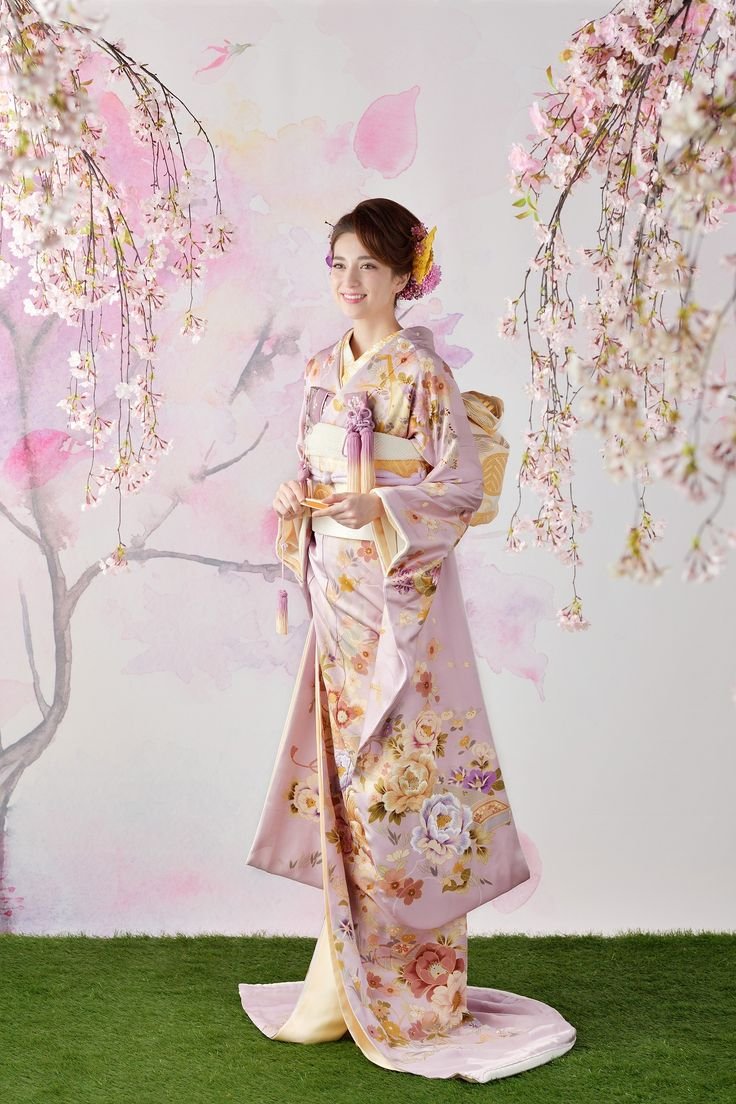 Свадебное кимоно в Японии средних веков