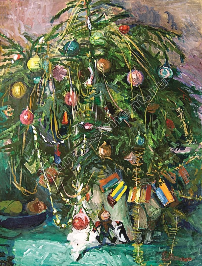 Леонтий Мазанов Новогодняя елка