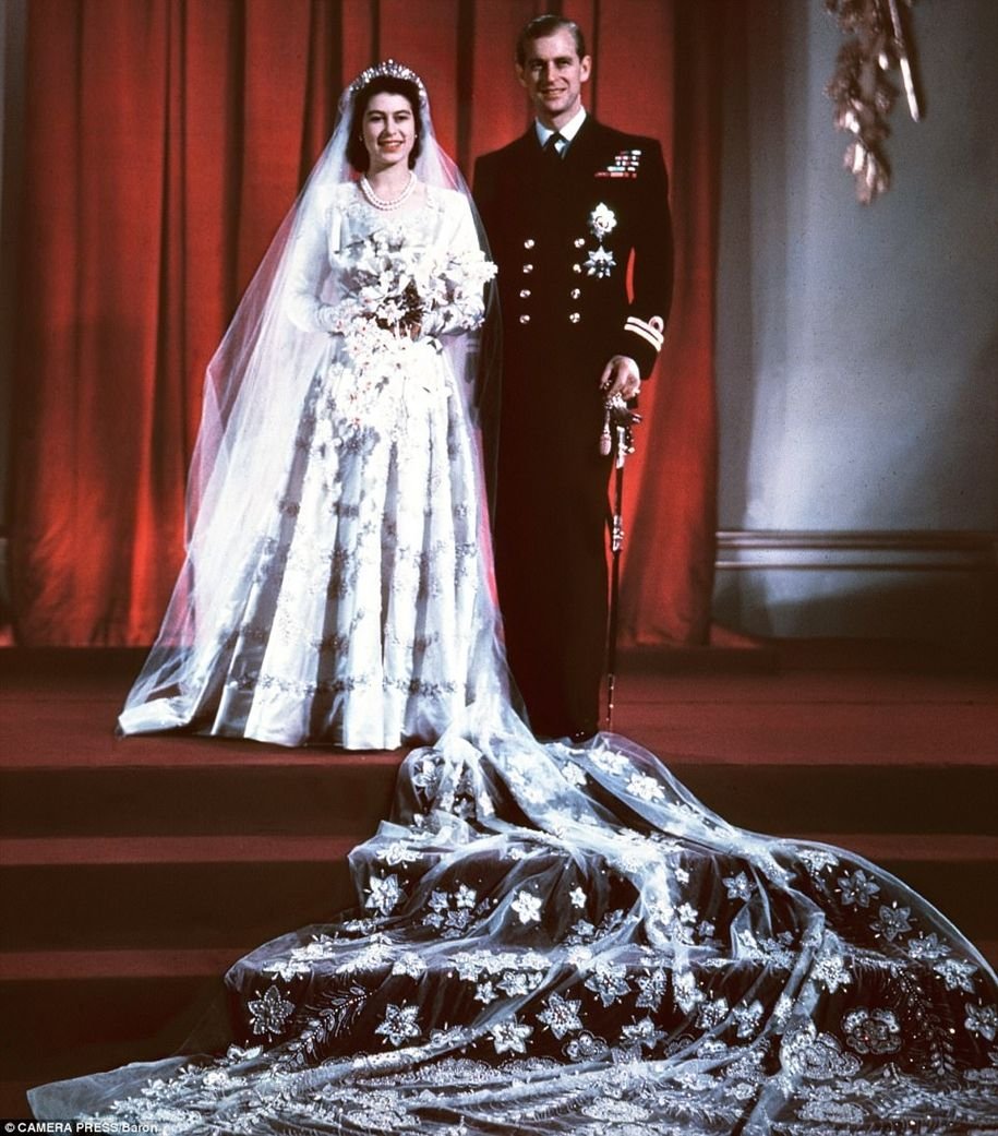 Королева Елизавета на свадьбе Уильяма и Кейт Миддлтон