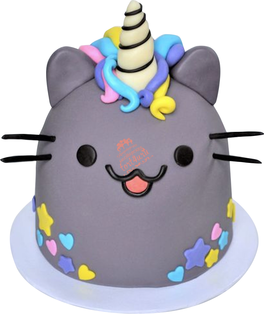 Дизайн торта для девочки 10 лет Pusheen Cat