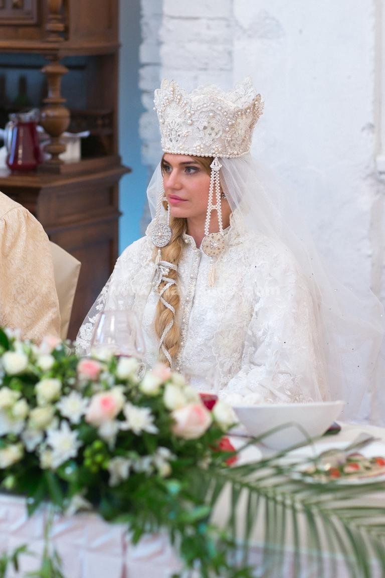 Свадебные платья в русском стиле современные