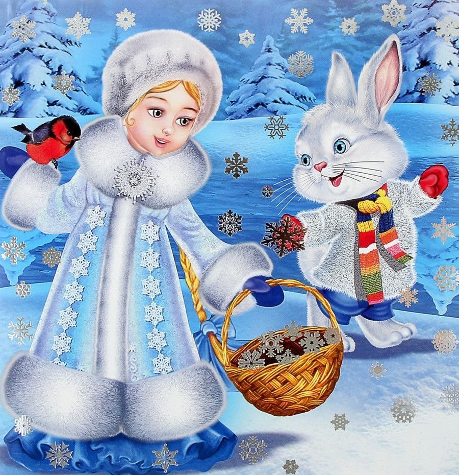 Алмазная мозаика картина Снегурочка Milato