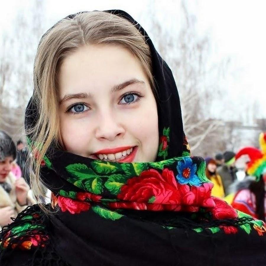 Красивые славянки русские в платках