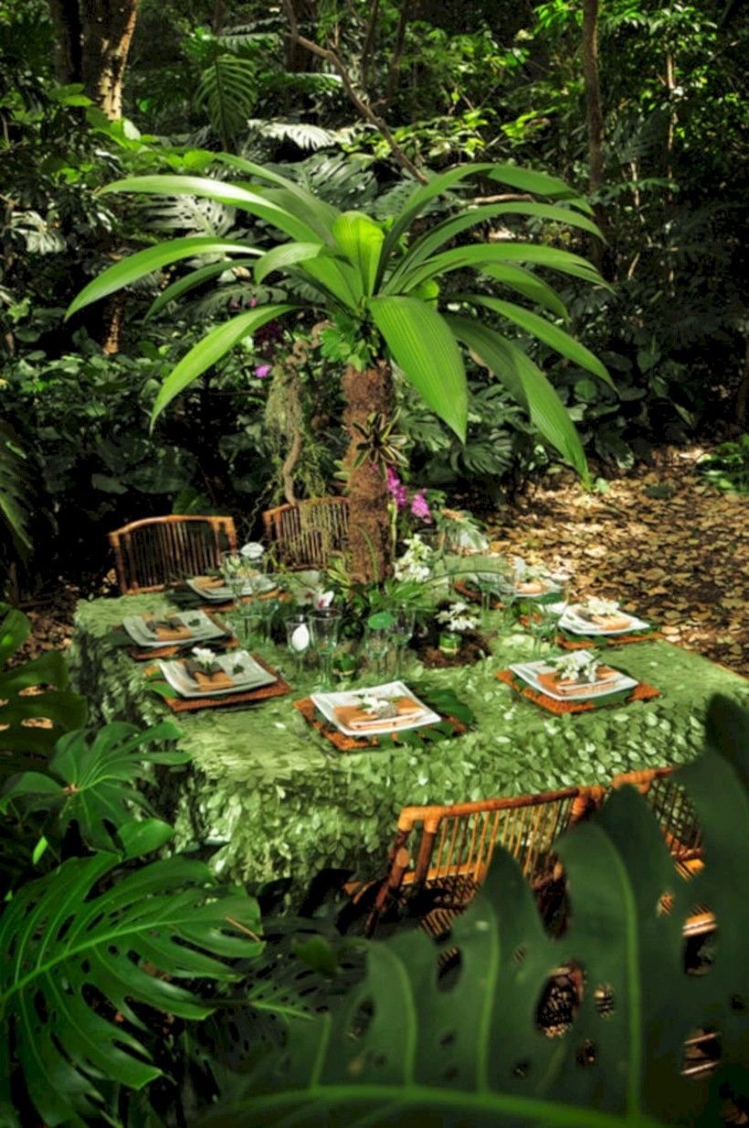 Вечеринка в стиле тропики и джунгли