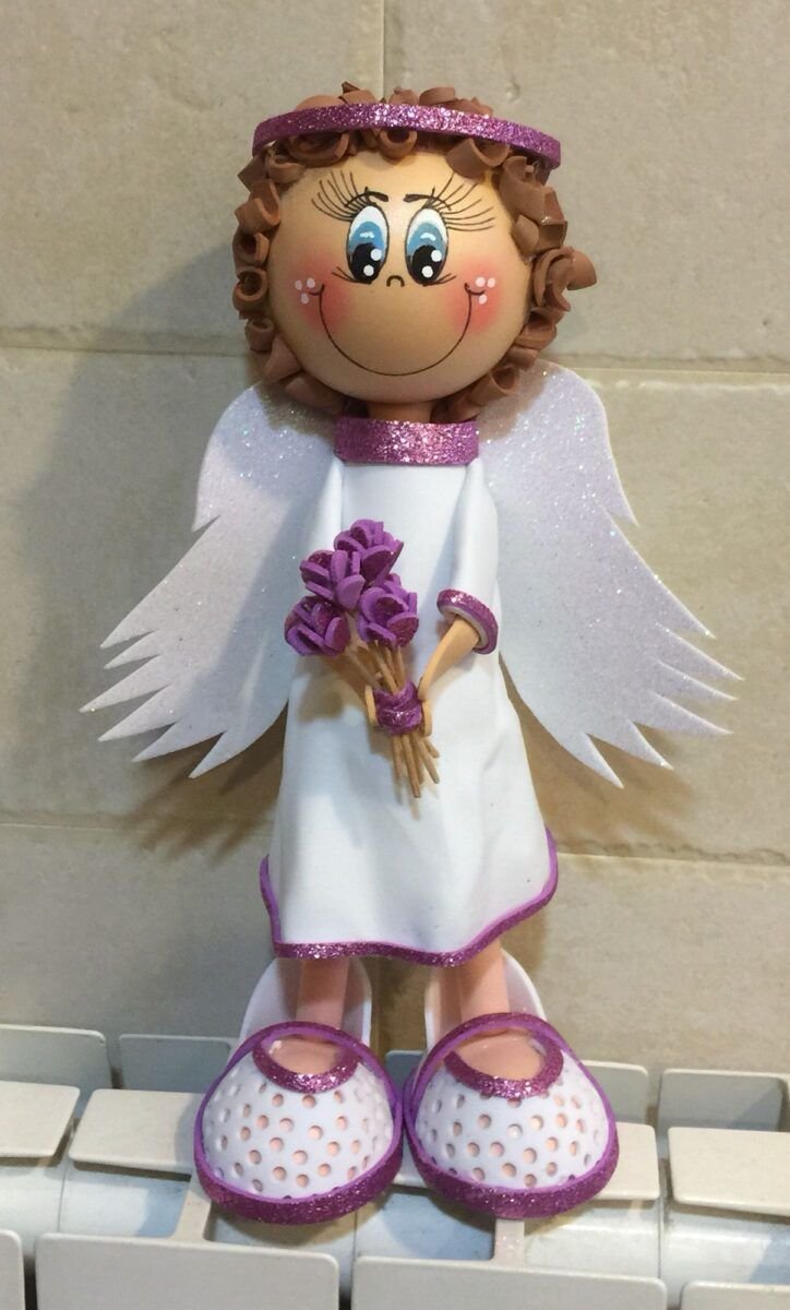 Кукла Ангелочек из фоамирана