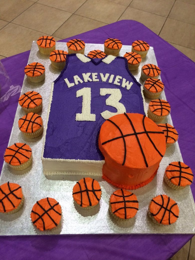 Торт любителю баскетбола