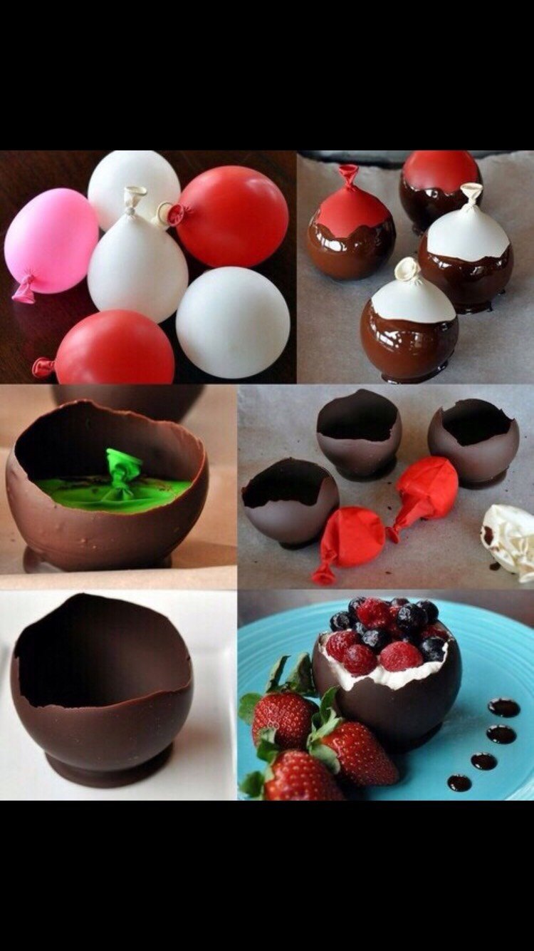 Декор шоколадные шары