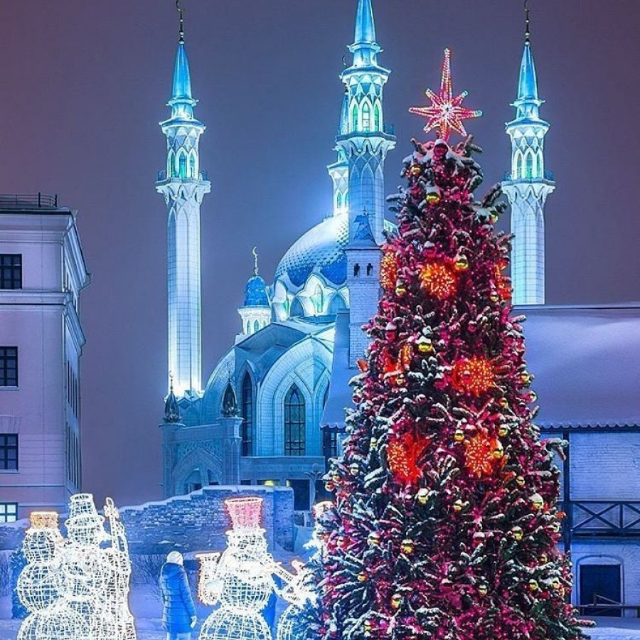 Казанский Кремль Казань Рождество