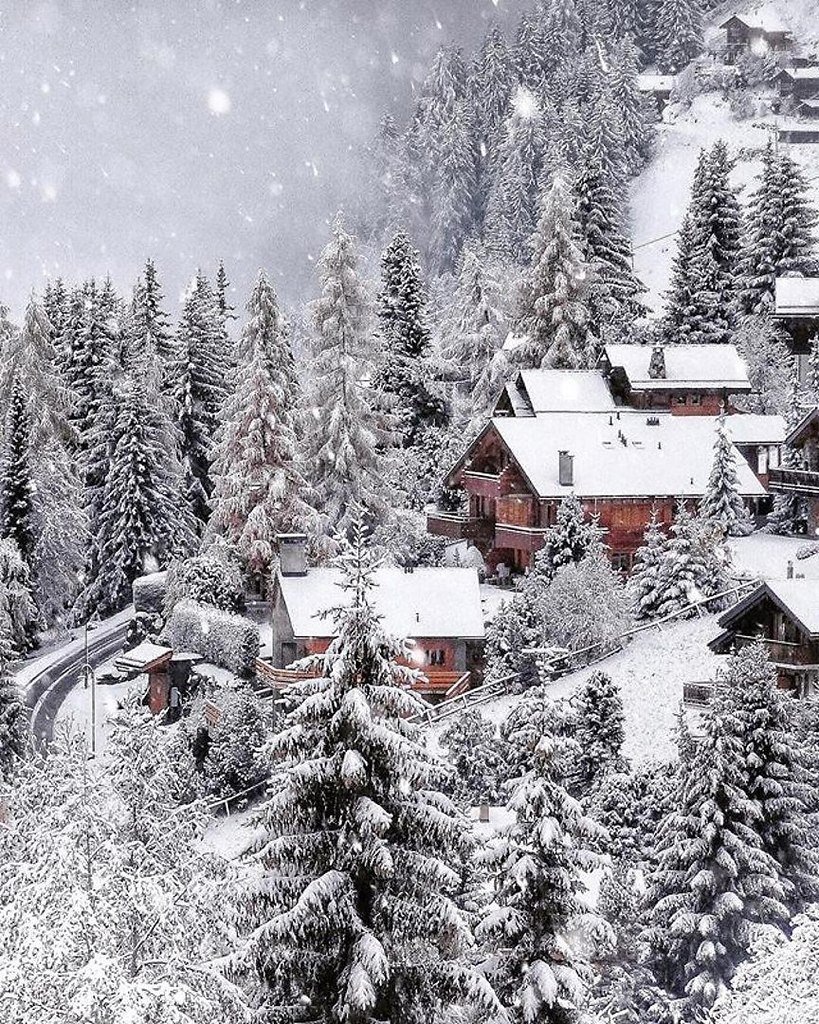 Зимняя сказка Швейцария