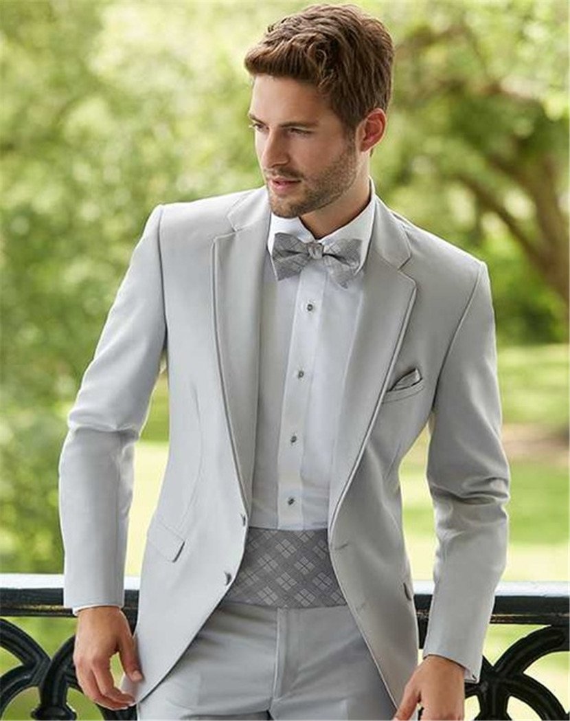 Белый костюм мужской на свадьбу
