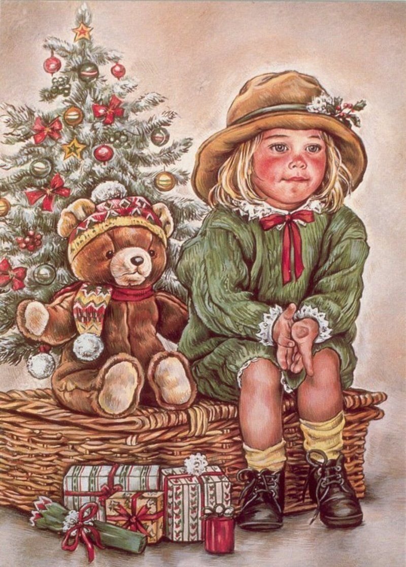 Польская открытка с рождеством