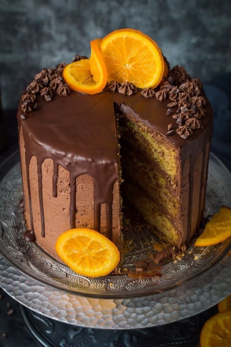 Торт медовик апельсиновый