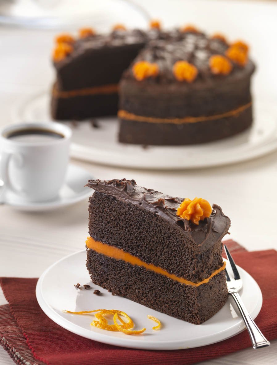 Торт "шоколадно–апельсиновый"