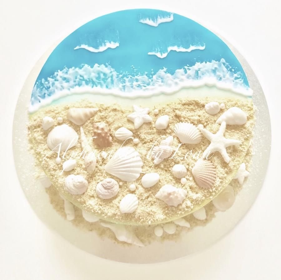 Торт морская тематика с желе
