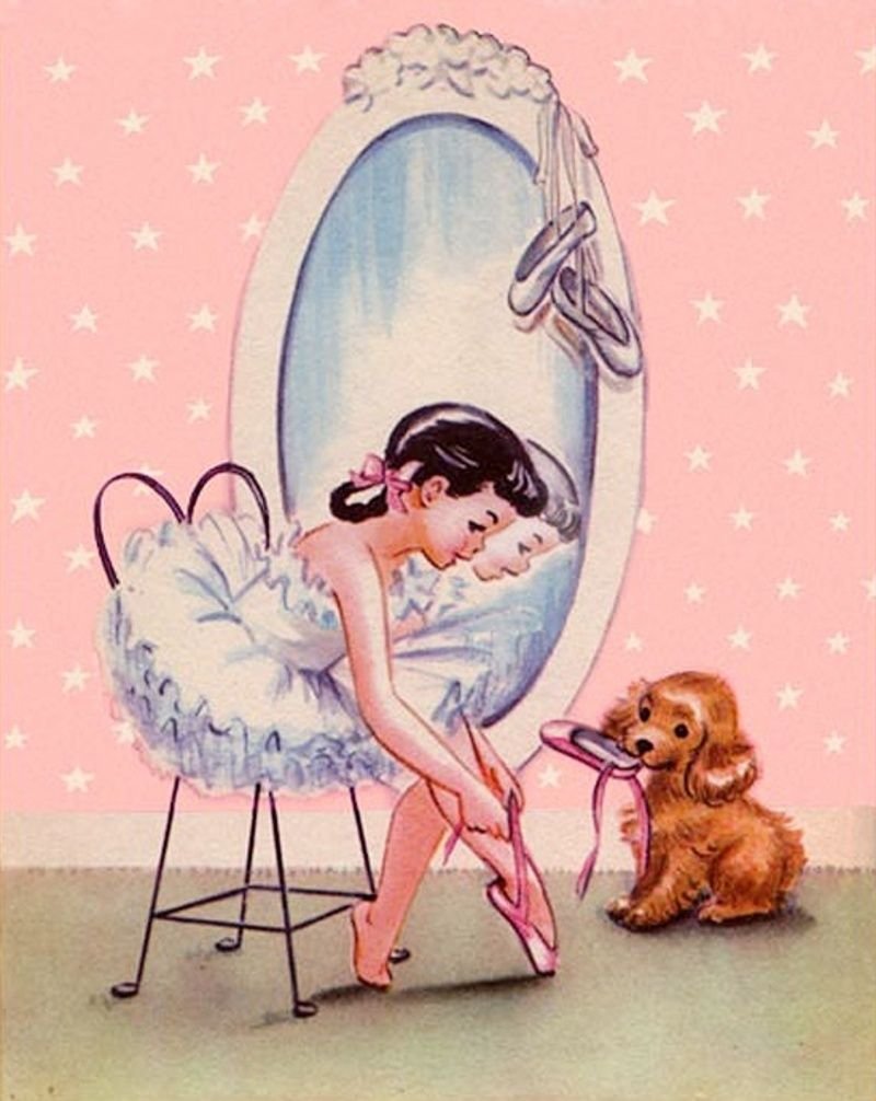 Маленькой балерине открытка