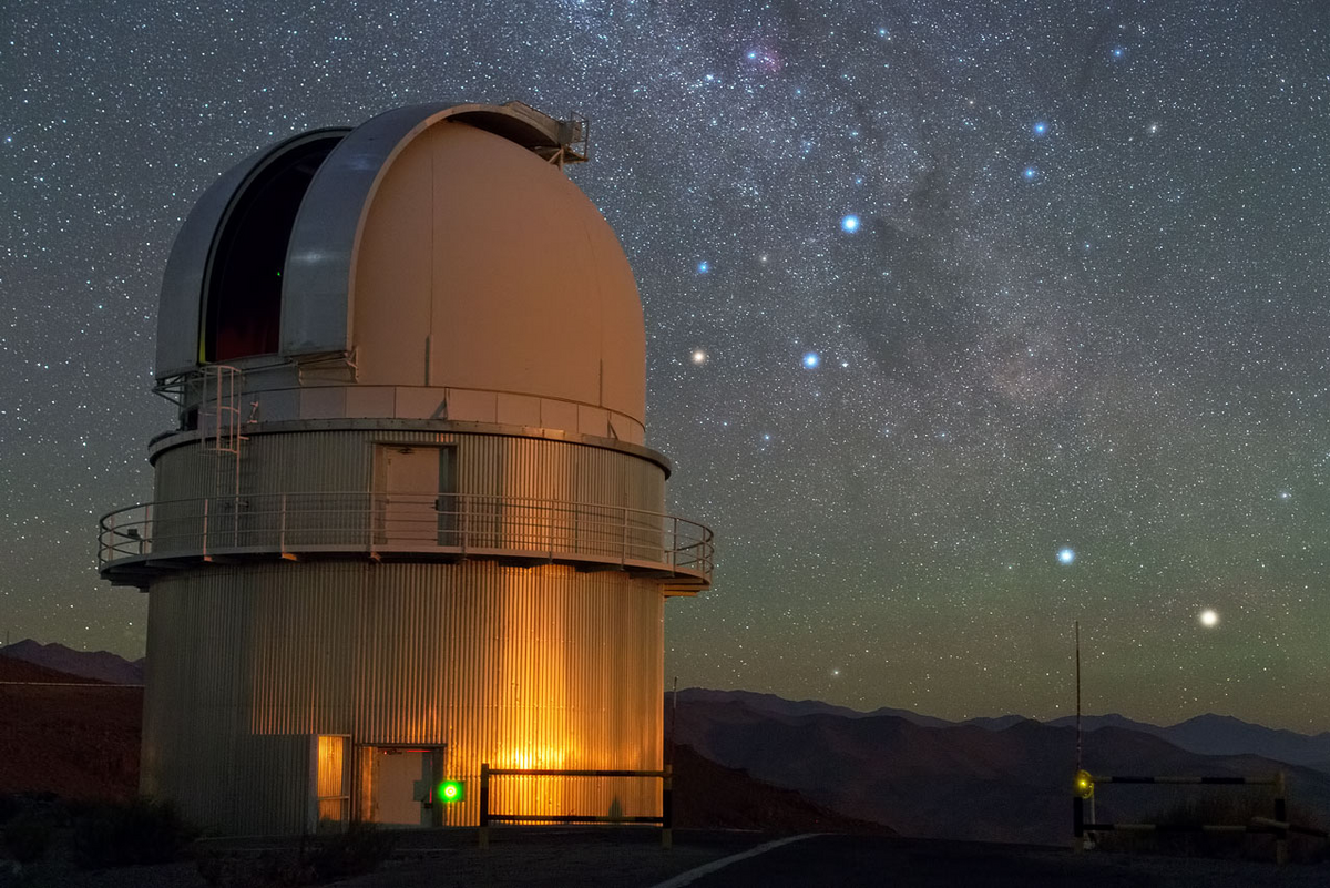 Астрономическая заметка. Обсерватория ла-Силья, Чили. Майданакская Высокогорная обсерватория. Гиссарская астрономическая обсерватория. Китабская Широтная станция.