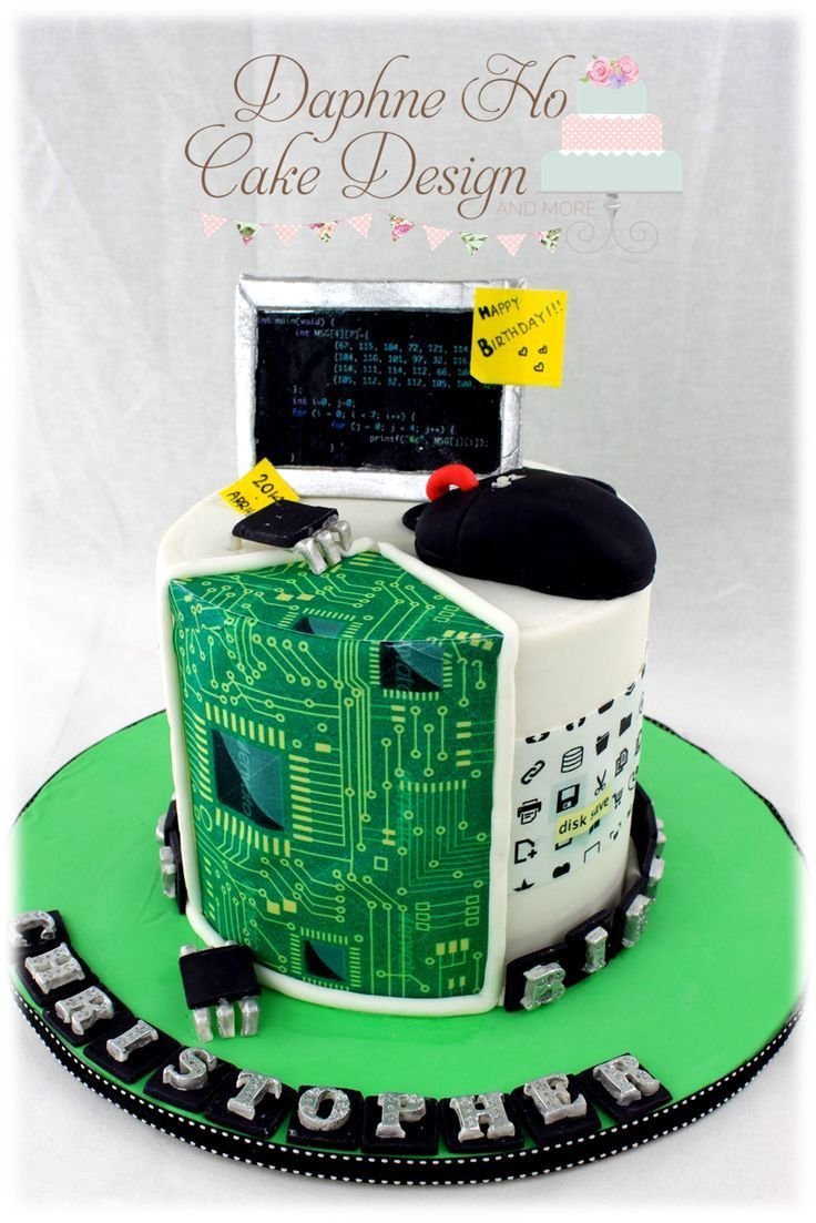 Торт для компьютерщика