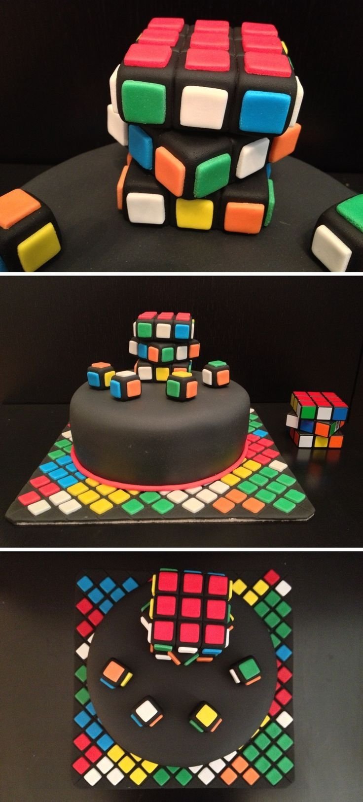 Торт кубиками