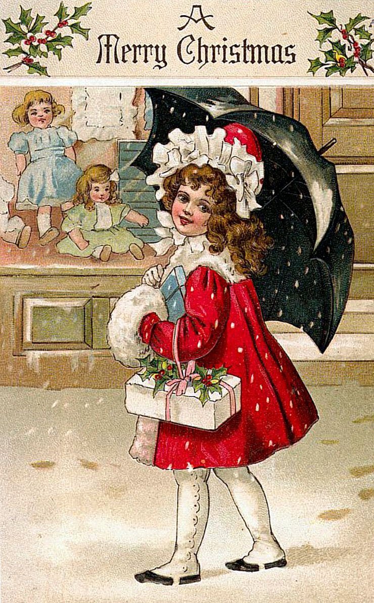 Традиция дарить Рождественские открытки в Англии