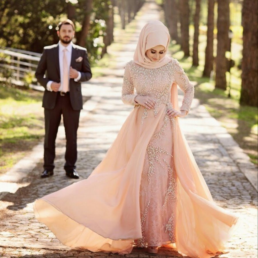 Свадебные платья мусульманские пышные