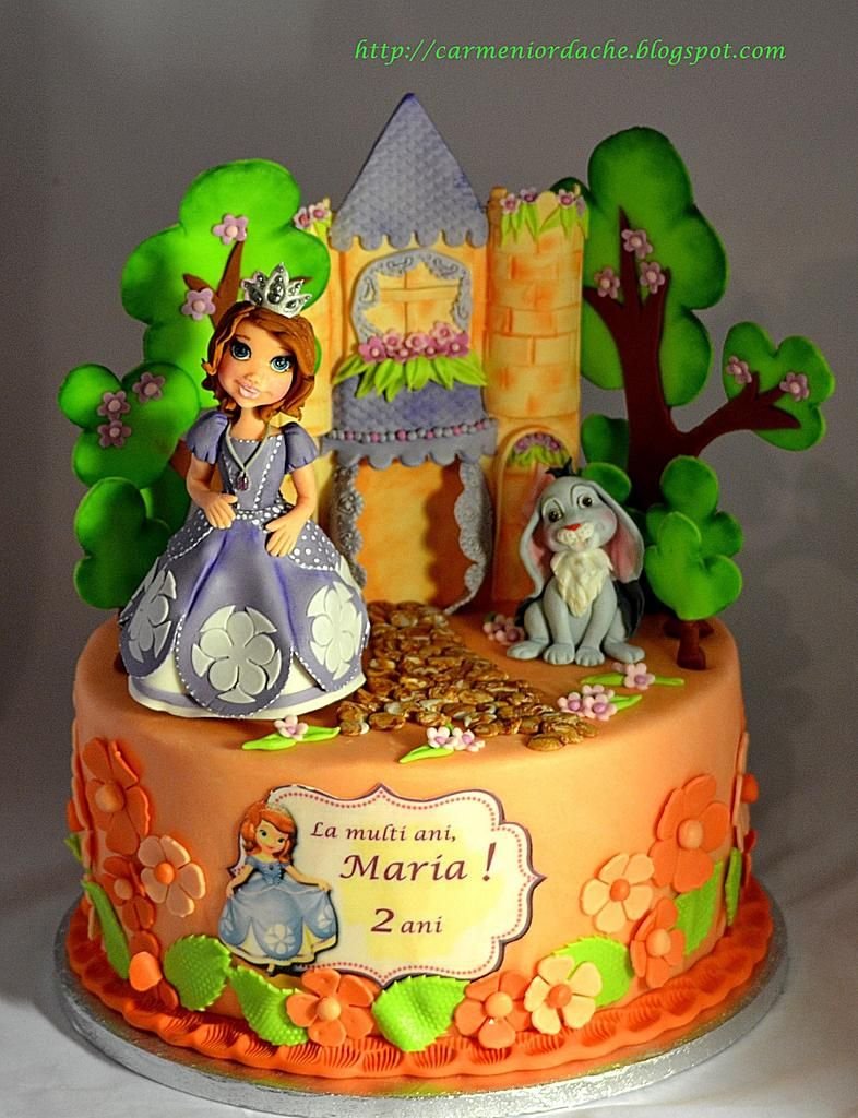 Торт замок принцессы Софии