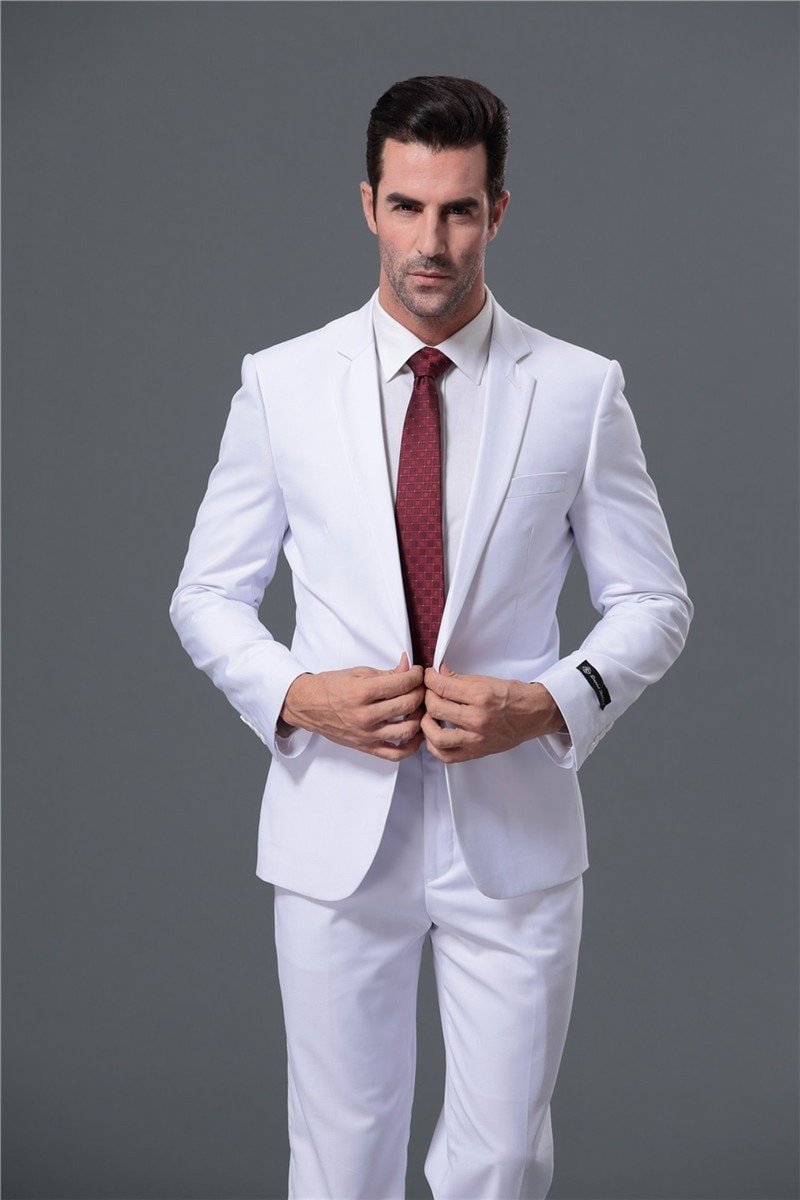 Белый костюм мужской